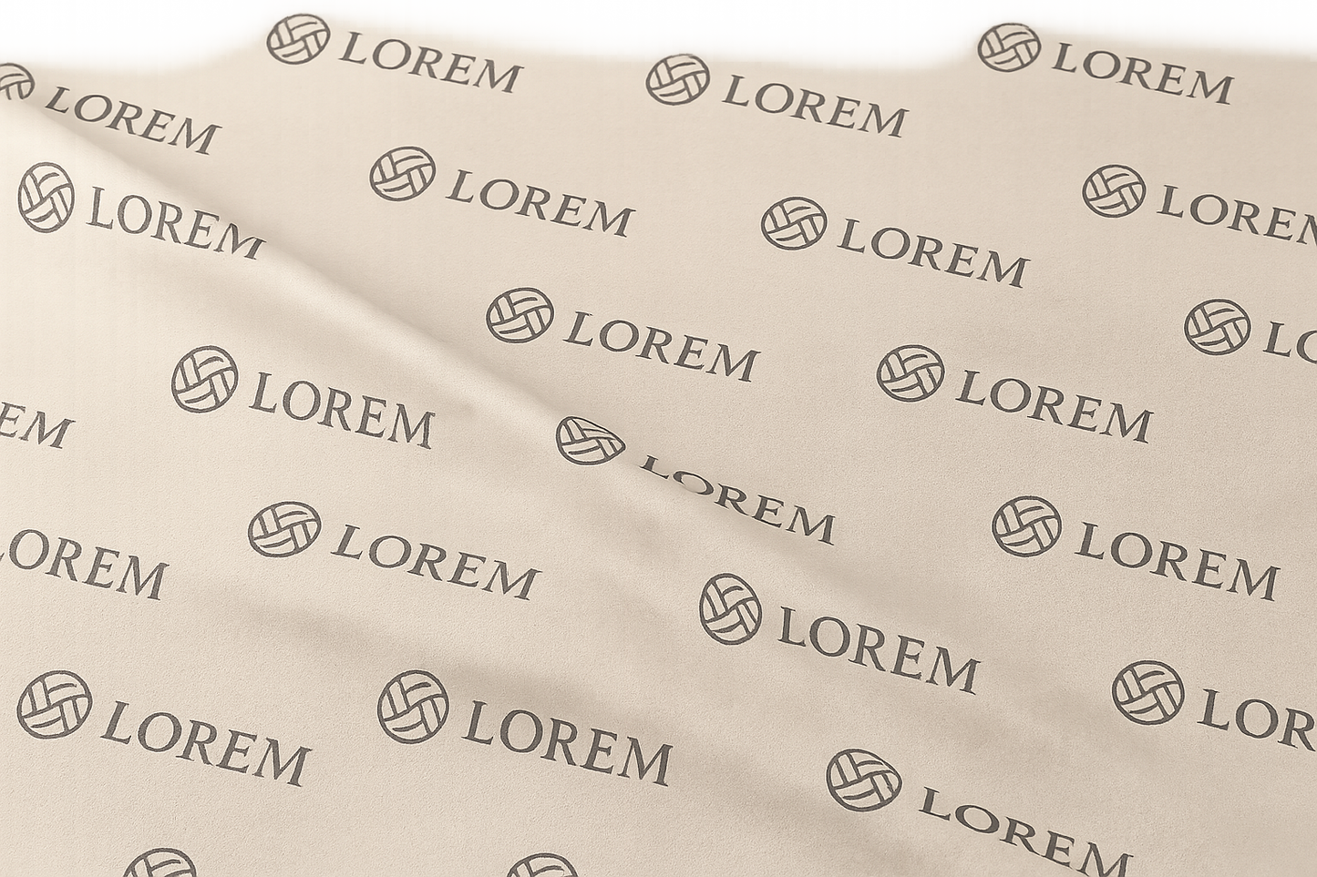 Logo printed tissue paper